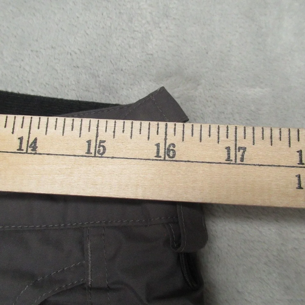 Columbia Snow Pants Women Medium Gray Convert Ski Outdoor Winter Wind Rain 32x29